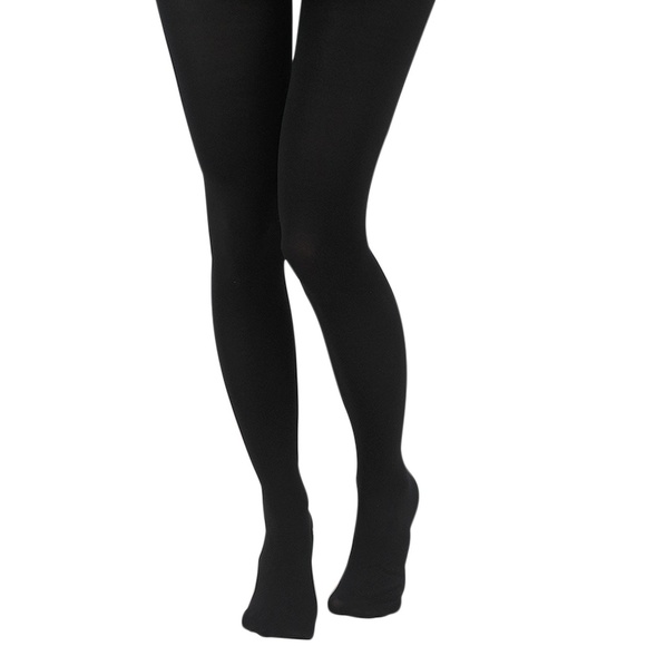 YourTights Super Opaque Black Tights Made in USA - Picture 2 of 6